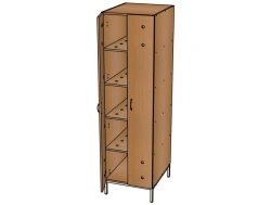 Bread Storage Cabinet No. 1 - Model Ш31