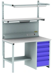 Workbench for Electricians with Laminated Conductive Surface