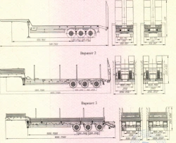Heavy-Duty Semi-Trailer UST 946512 with Ramps and Extenders