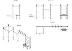 Complete GTO Set: Swedish Wall, Running Drum, Snake Bar, 4 Classic Grip Bars, 1 Hammer Grip Bar