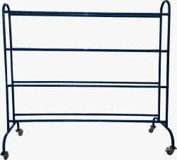 Ball Storage Basket with Four Metal Shelves
