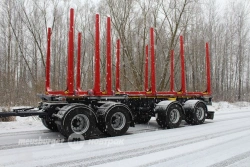 Four-Axle Log Transport Trailer MAH-448