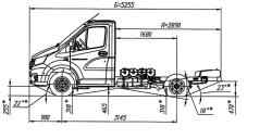 GAZelle NN Chassis, A21R26 Modification, Dual-Fuel Engine (Gasoline/CNG)