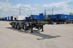 Container Semi-Trailer TONAR Model 99891 with Axle Unit TONAR Model 90432