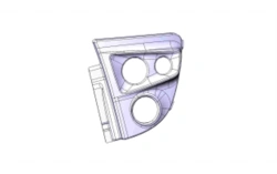 Left Headlight Cover for Vehicles 5299230-5302537-50