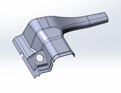 Side Console Trim for Tractor Cabin - PD 2375.67.06.017