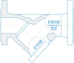 Flanged Magnetic Filter DN 50