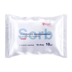 Absorbent Sterile Medical Gauze Wipe 10cm x 10cm 8 Layers TU 32.50.50-014-14959781-2019