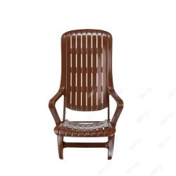 Comfortable Plastic Lounge Chair for Outdoor Relaxation Model #1 (610x900x930) mm
