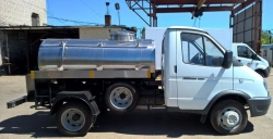 Food Liquid Transport Tank Truck 2790 on GAZ-3302 Chassis