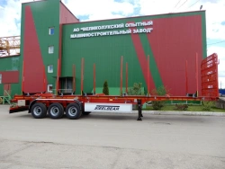 Three-Axle Log Transport Semi-Trailer PT-24 PT-24L Model