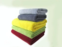 Soft Cotton Terry Towels - Smooth Dyed