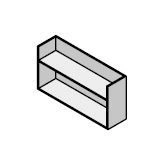 Wooden Shelf - Contemp Furniture Set