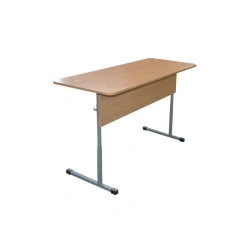 Adjustable Two-Seat School Desk for Grades 3-7