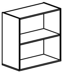 Open Shelf Unit for Cabinet 4501 Series "Rhythm