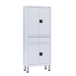 Two-Door Medical Cabinet made of Aluminum Profile and Stainless Steel - SHM-04-MSK (MSK-6644.01-11)