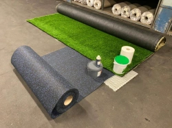 Artificial Sports Surface Kit with Regumond Rubber Coating and Adhesive, Polymer Module "Me