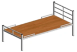 Standard Metal Bed with 16mm and 22mm MDF
