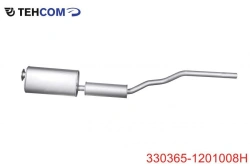 Exhaust Silencer with Resonator for ZMZ 4091.10/40911.10, Model 2017