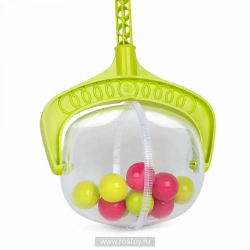 Colorful Push Toy with Stick for Toddlers - Salad Green