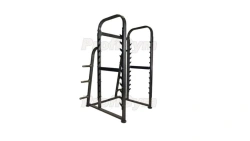 Heavy-Duty Bent Power Frame for Weightlifting
