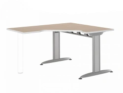 NEXT Collection 140 METAL T SX Workstation, Art. 25573