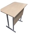 Two-Person Student Desk with Height Adjustment - Model UK-2018-DV
