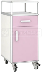 Nightstand with Swing Door and Drawer TPB-2KN