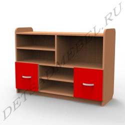Storage Rack 7.3 with Sliding Drawers and Open Shelves