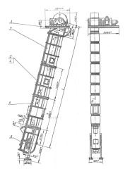 Special Inclined Elevator for Transporting Coal and Enrichment Products EСН8