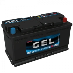 TUBOR GEL 6СТ-80.0 VRLA Lead-Acid Starter Battery