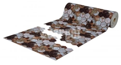 Non-Slip iCarpet PRINT Honeycomb Design Mat 60x1500