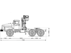 Saddle Tractor with Crane (ANT 1.8-2, ANT 2.5-2, ANT 4.4-1, ANT 5-2, ANT 7.5-2, ANT 8.5-2, ANT 10LM, ANT 12-2)