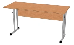 Adjustable Two-Seat Student Desk, Height Group 2-4, Model 2СУР-1