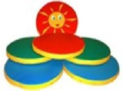 Strawberry, Apple, Sun Themed Play Mat for Kids