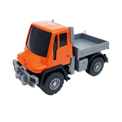 Mercedes Unimog U 500 Luxury Dump Truck - Orange 17.5 cm