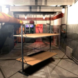 Metal Bunk Beds for Protective Structures NZS-949-5/2 (NZS-5.122) / NR122 (Type V B-949.00.00.000-01)