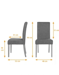 Soft Chair with Wooden Frame "Sky OBS-2