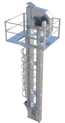 Bucket Elevator for Grain Handling with 50 to 80 tons/hour Capacity" E-Type Model