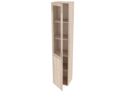 Narrow Glass Shelf Cabinet 400x370x2000mm Model 405.105