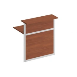 Reception Element, External Corner for 75cm Deep Desks "Comfort" K.909