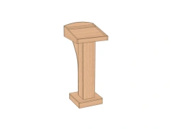 Ergonomic Podium 504*502*1240 mm ATrE-125