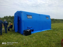 Pneumatic Frame Modules for Temporary Shelters