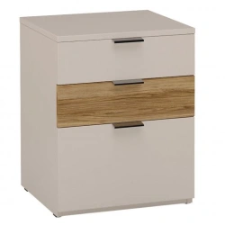 SOHO T8K-03.DS/DT Modular Furniture 3-Drawer Cabinet (Beige/Oak)