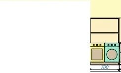 Children's Play Furniture Set: Stove/Washing Machine Model 2 "Junior