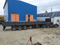 3-Axle Semi-Trailer BZAP 94553A for Cargo Transport