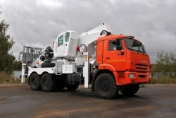Telescopic Truck-Mounted Aerial Work Platform AGP-45T KAMAZ-43118 400KG