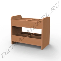 Paper Storage Rack with Two Levels - Model 1.8