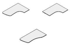 Ergonomic Office Tabletop Set - "Gamma" Collection