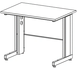 Computer Desk SK with Power and LAN Connections